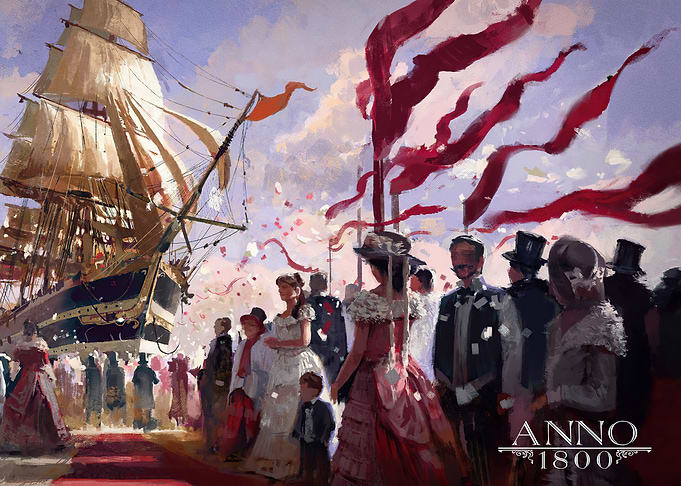 Anno 1800 Ship Launching Ceremony