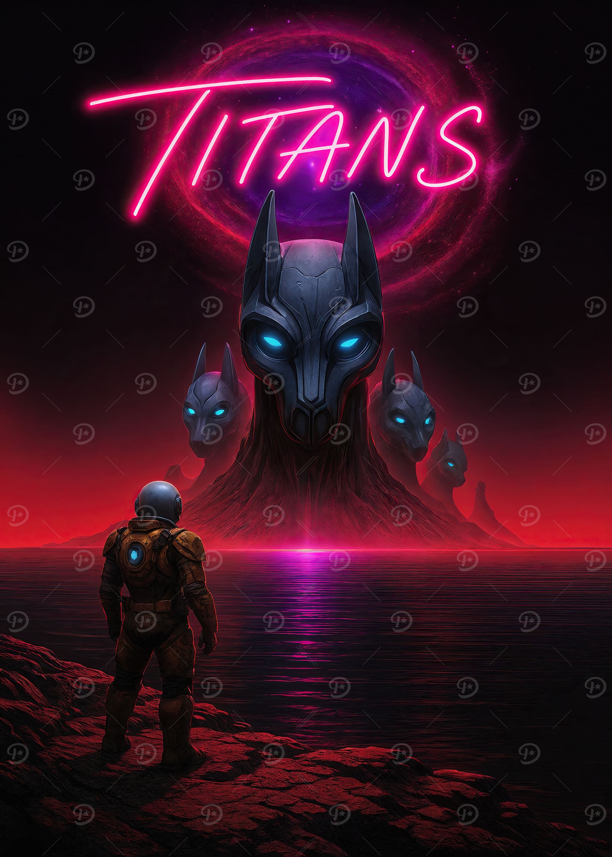 Astronaut and the Titans
