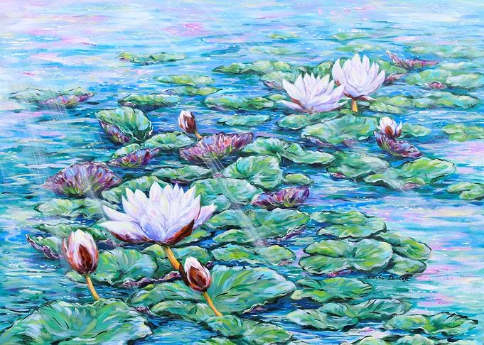 Water Lilies Painting