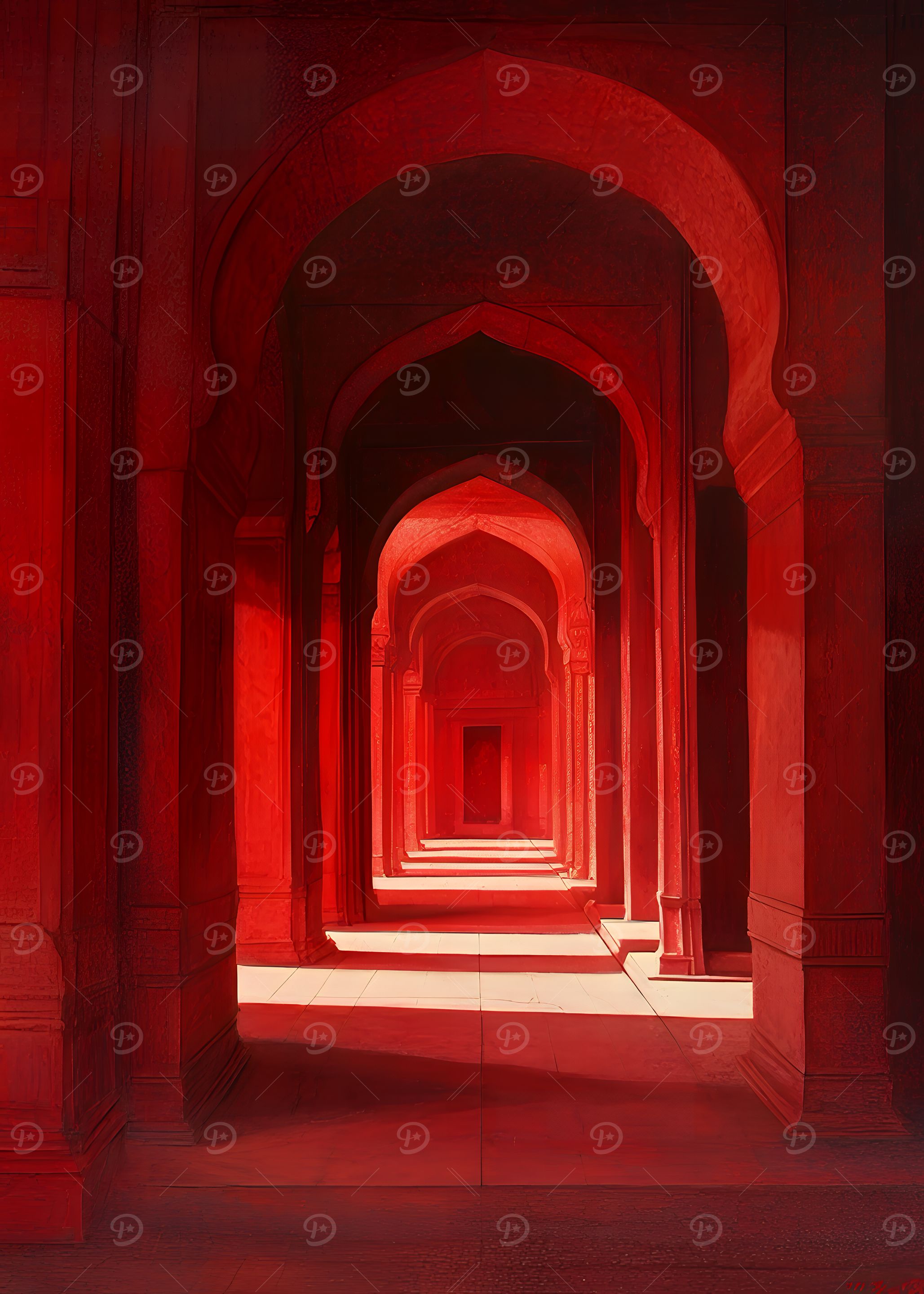 Red Arches Perspective India