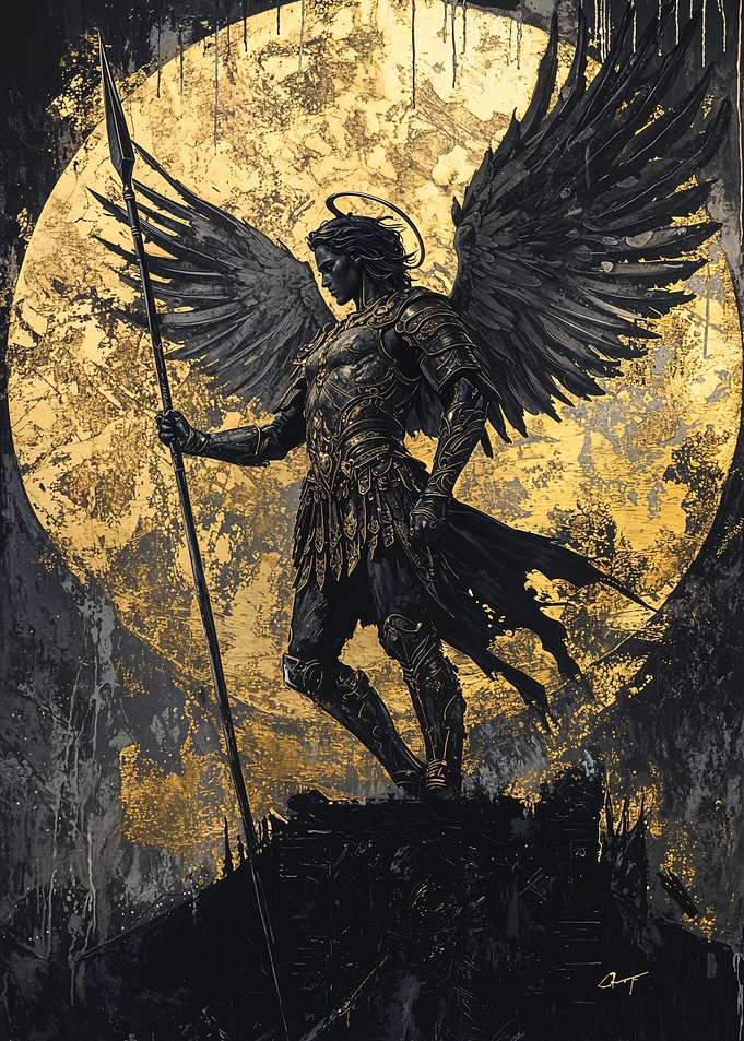 Winged Warrior with Spear