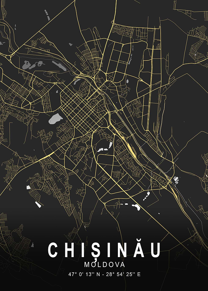 Chișinău Silver City Map