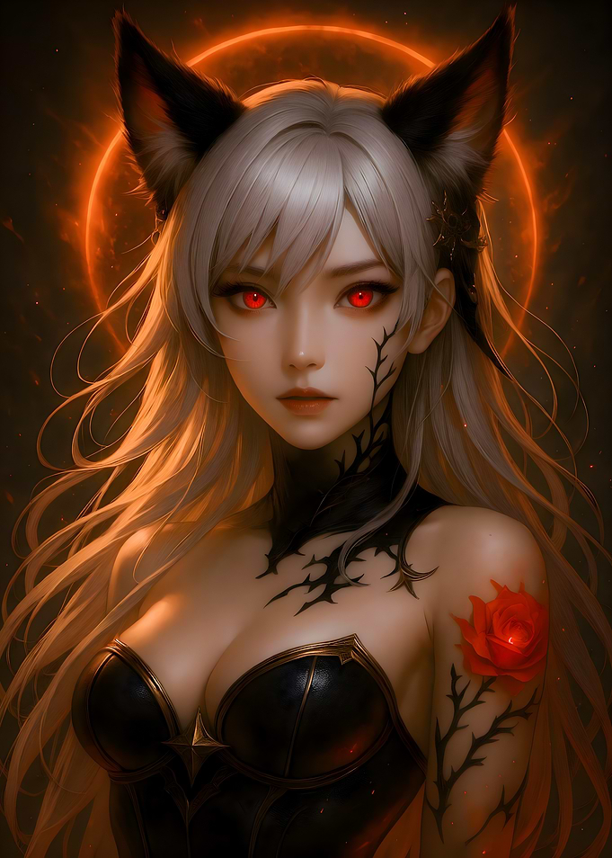 Crimson Eclipse Beauty