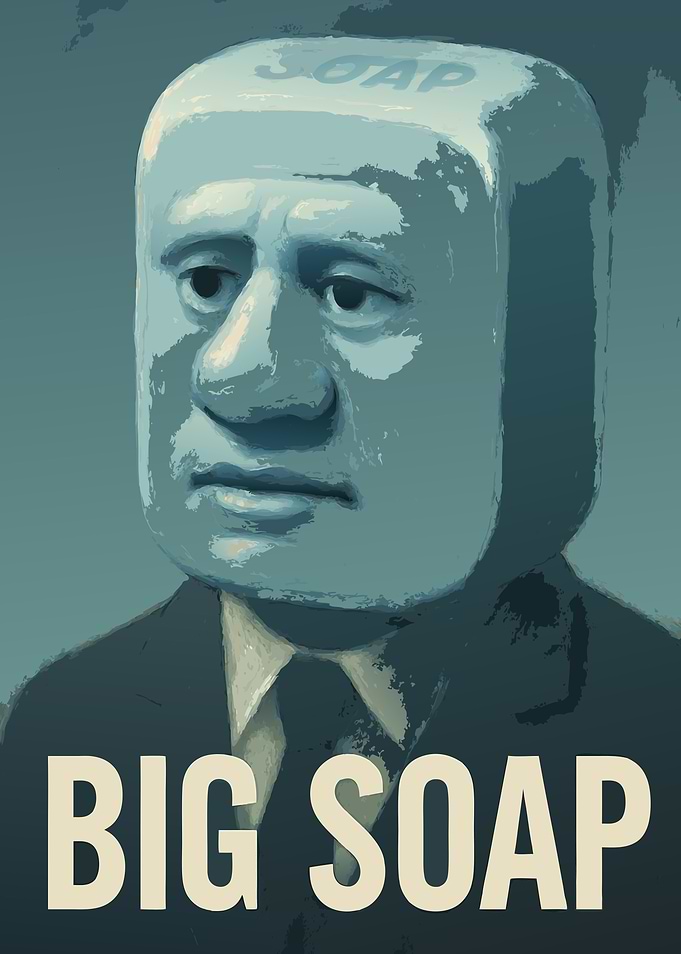 Big Soap Man Portrait