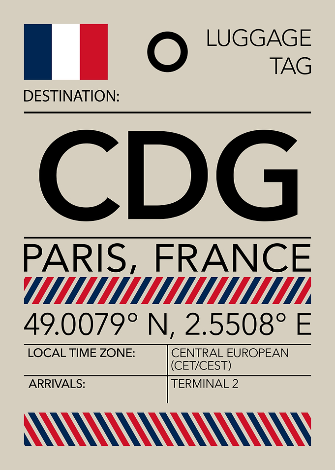 CDG Paris, France Airport