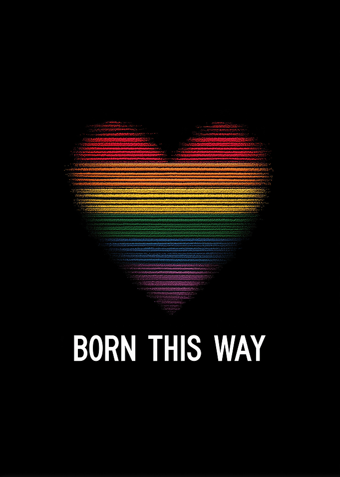 Born This Way Pride Heart