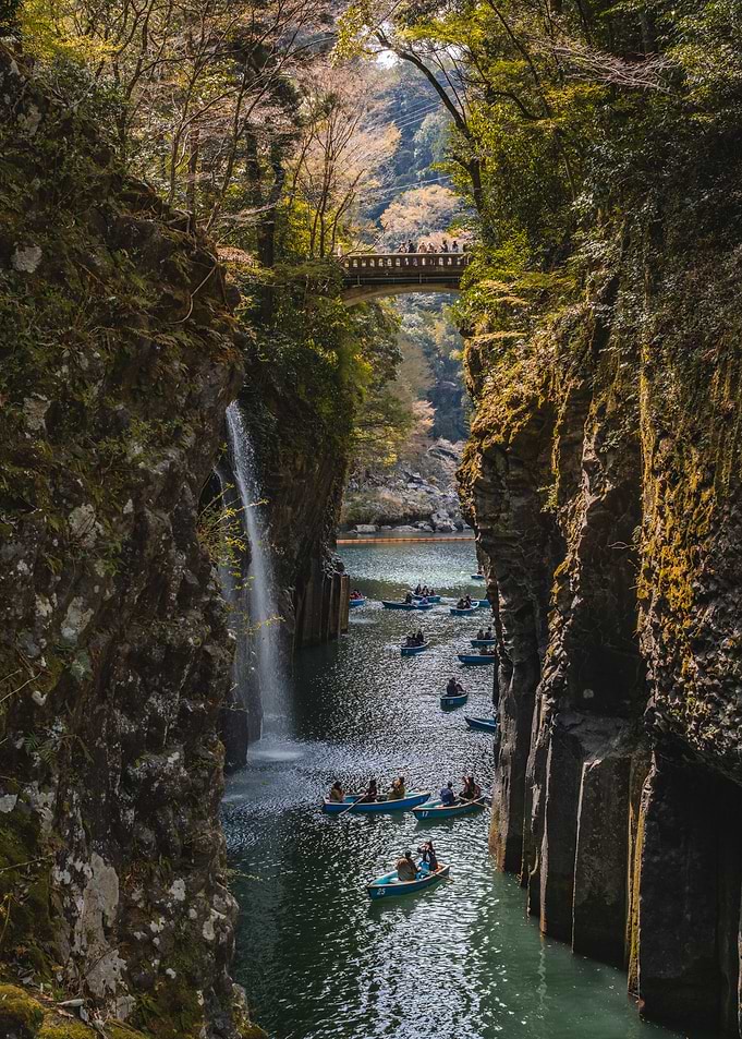 Takachiho Gorge in Kyushu, Japan