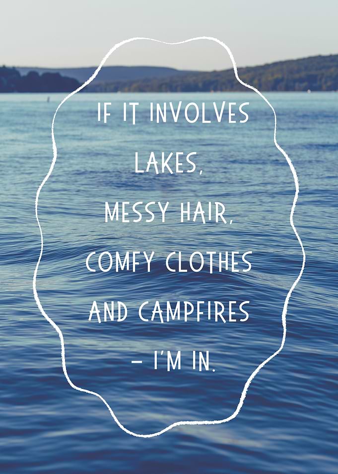Lake Life Quote