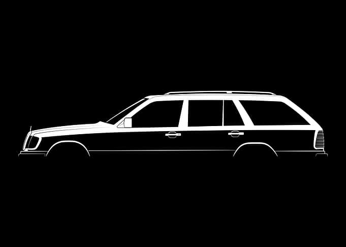 300 TD (S124) Silhouette