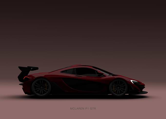 McLaren P1 GTR Side View