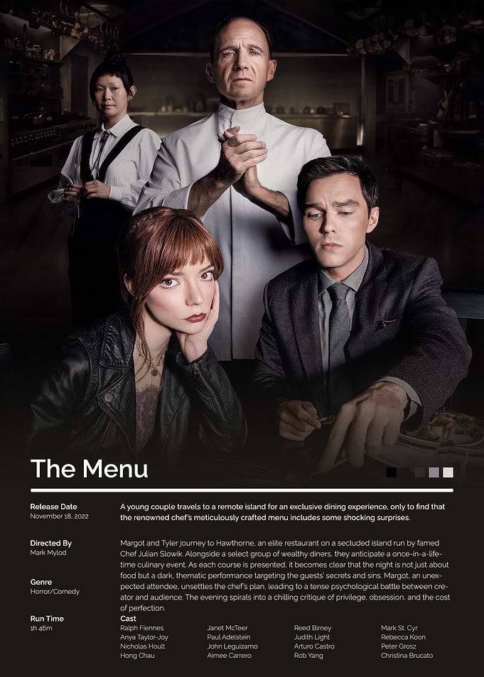 The Menu Movie Poster