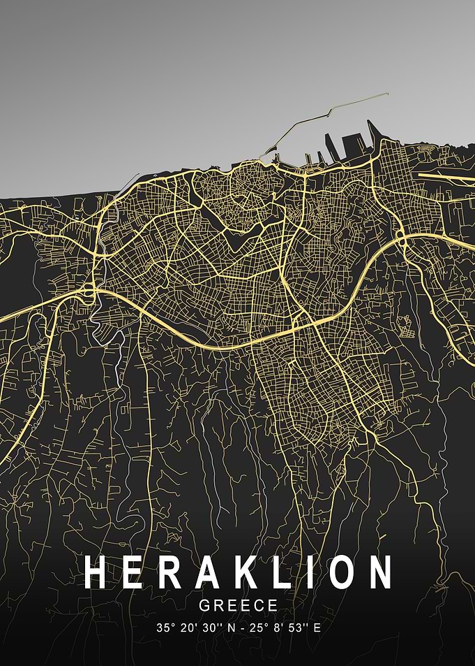 Heraklion Silver City Map