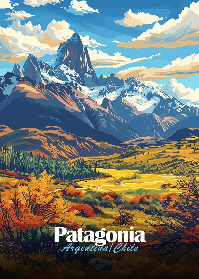 Patagonia Landscape Art