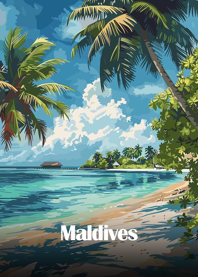 Maldives Tropical Beach Paradise