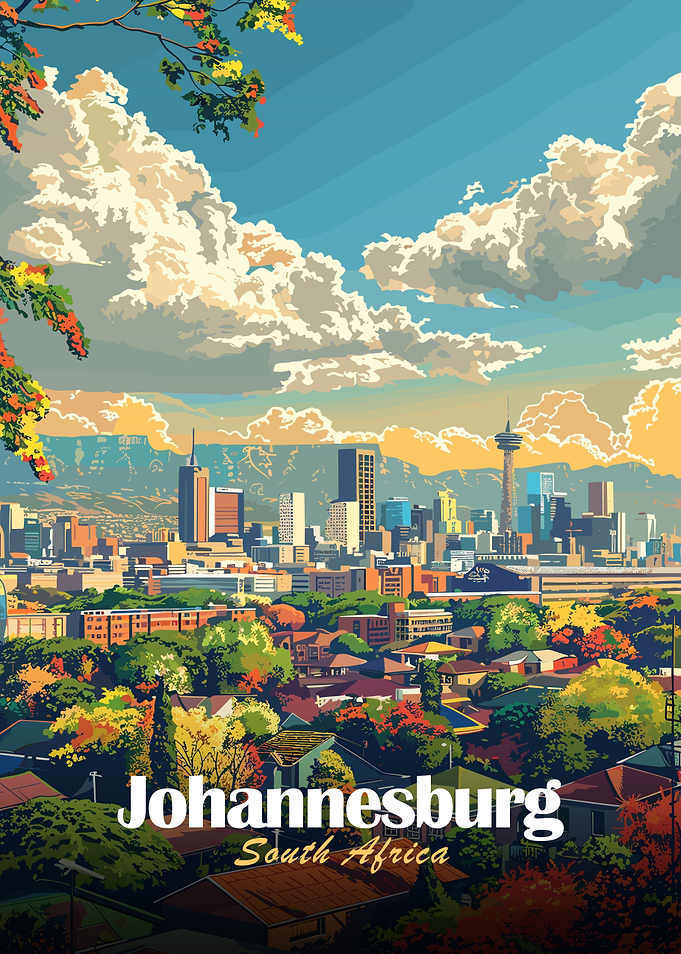 Johannesburg South Africa Cityscape