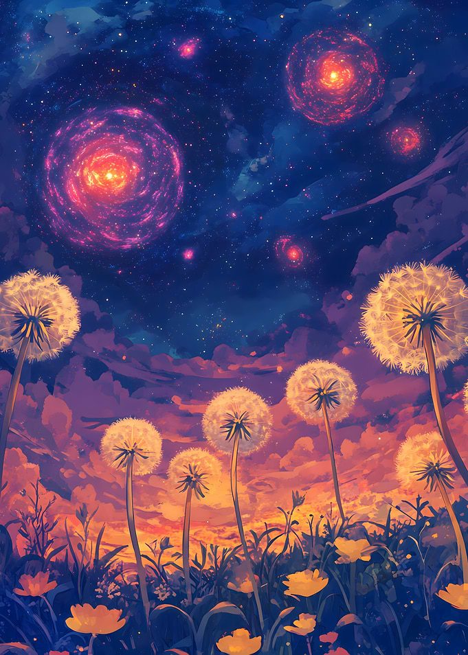 Cosmic Dandelion Field