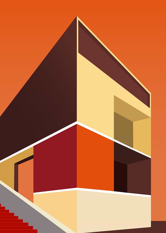 Modern Architecture Illustration