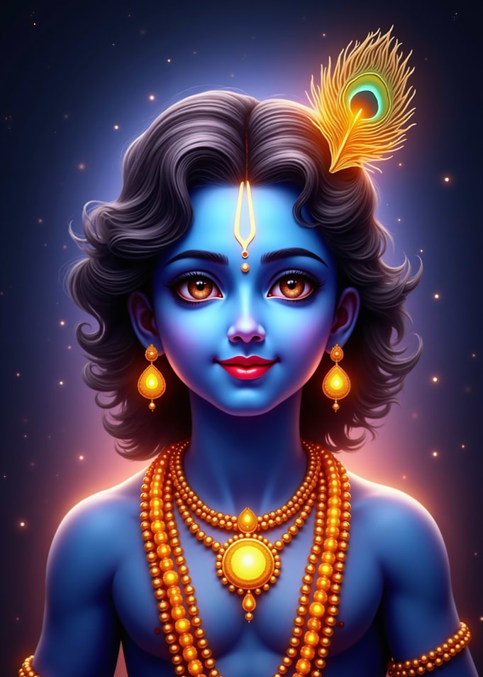 Lord Krishna Portrait