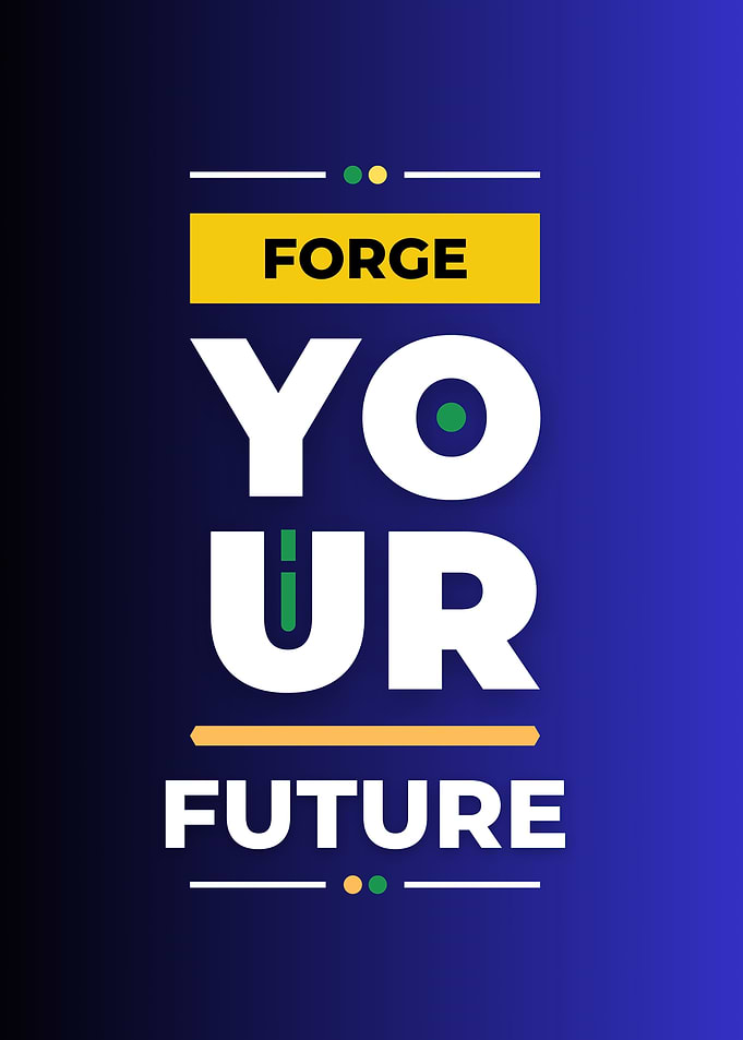 Forge Your Future Motivational Poster