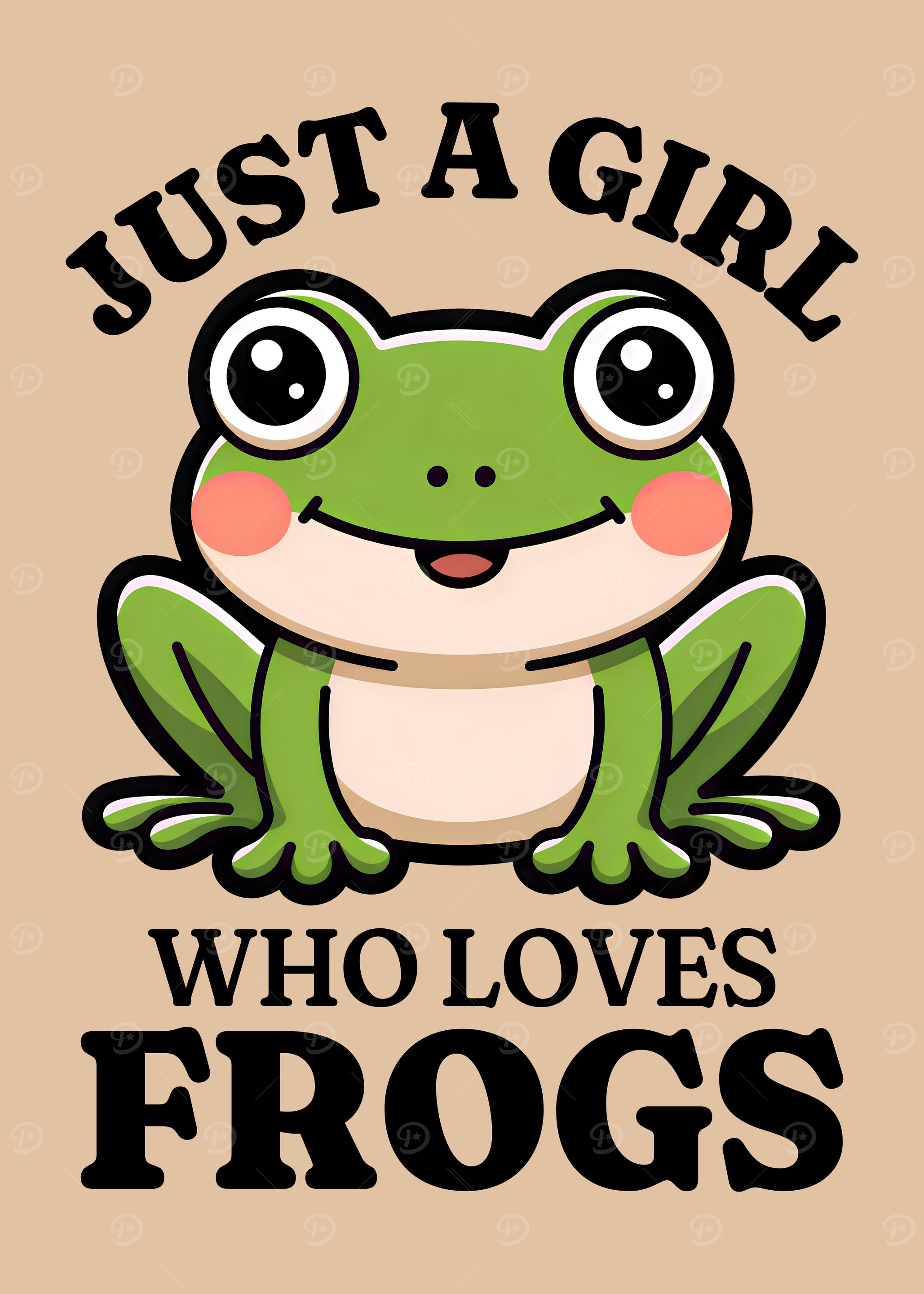 Just A Girl Who Loves Frogs Pet Frog Owner Amphibian Lover