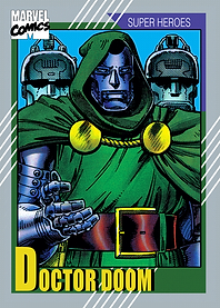 Doctor Doom Retro Trading Card