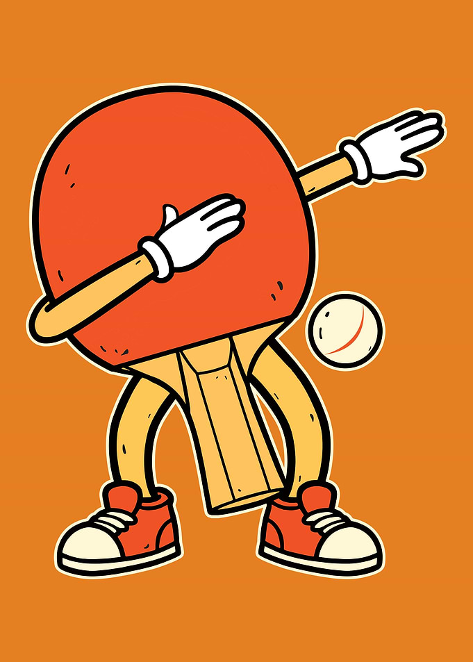 Dabbing Racket Table