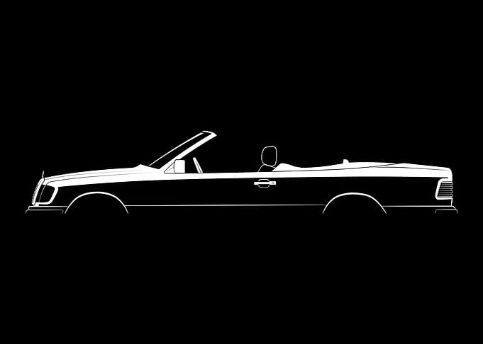 320 CE Cabrio (A124) Silhouette