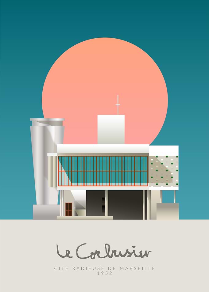 LE CORBUSIER | Cité Radieuse de Marseille
