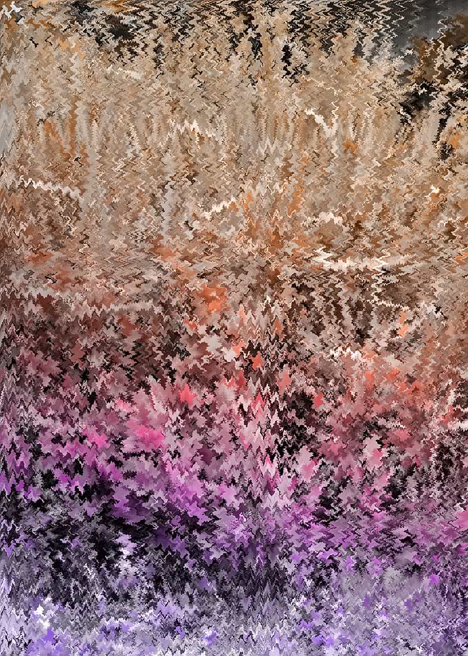 Abstract Color Gradient with Zigzag Pattern 1