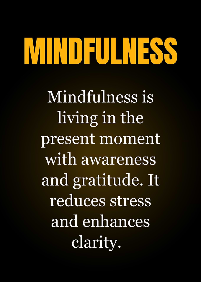 Mindfulness Quote Definition