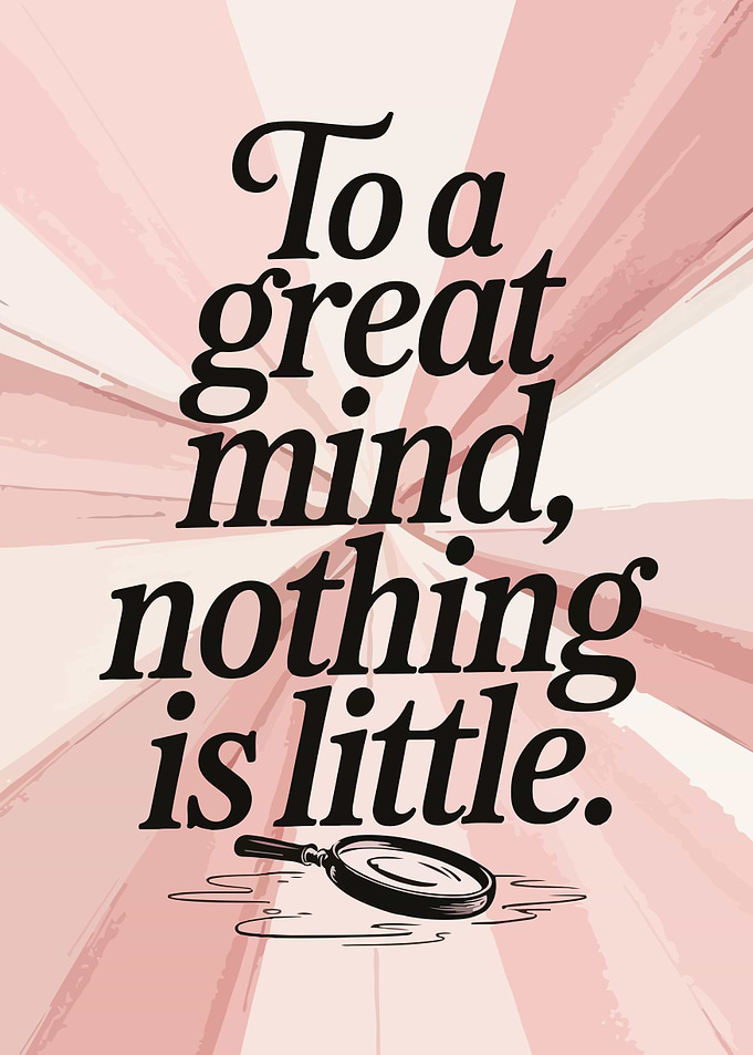 Great Mind Inspirational Quote Art