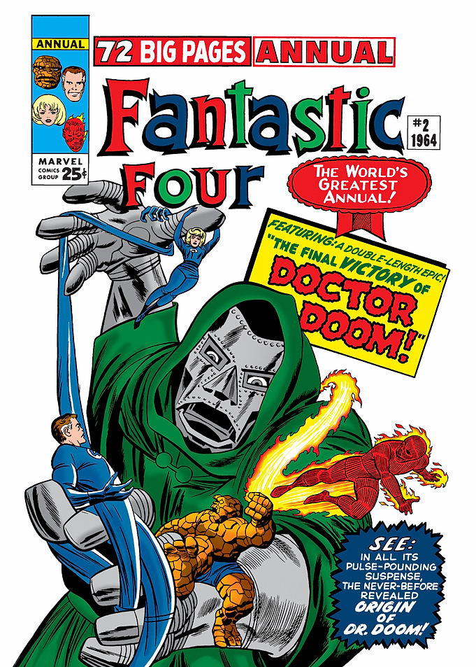Fantastic Four Classic Comic Cover Doctor Doom