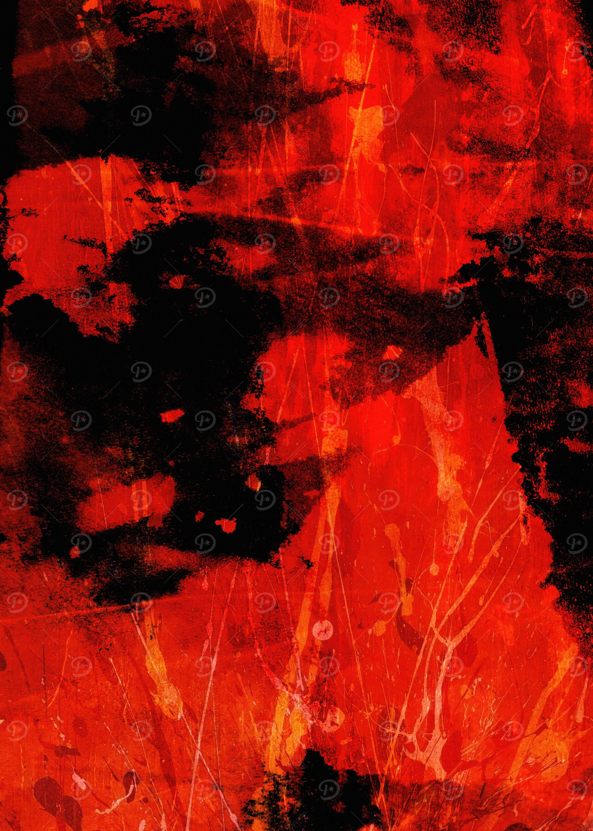 Abstract Red and Black Texture