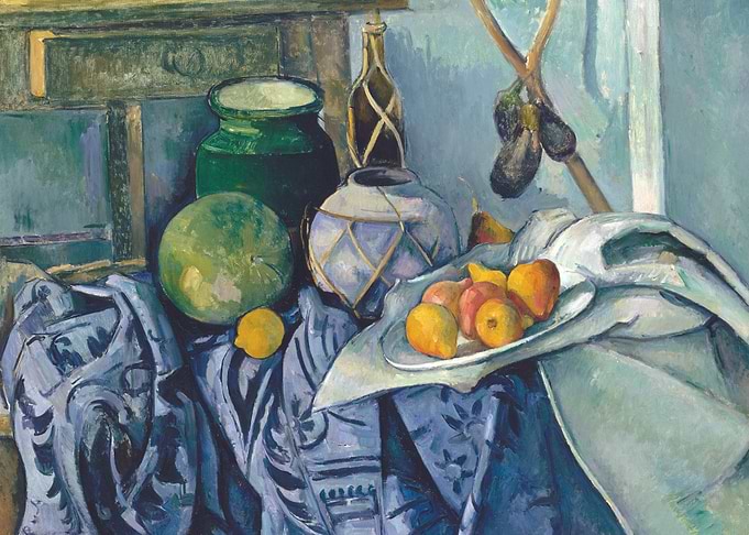 Still Life with Fruit and Objects