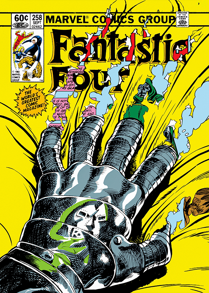 Fantastic Four Classic Comic Cover Doctor Doom Hand