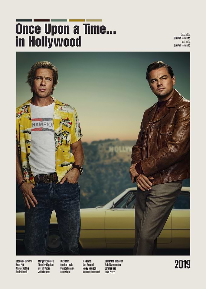 Once Upon a Time... in Hollywood Movie Poster