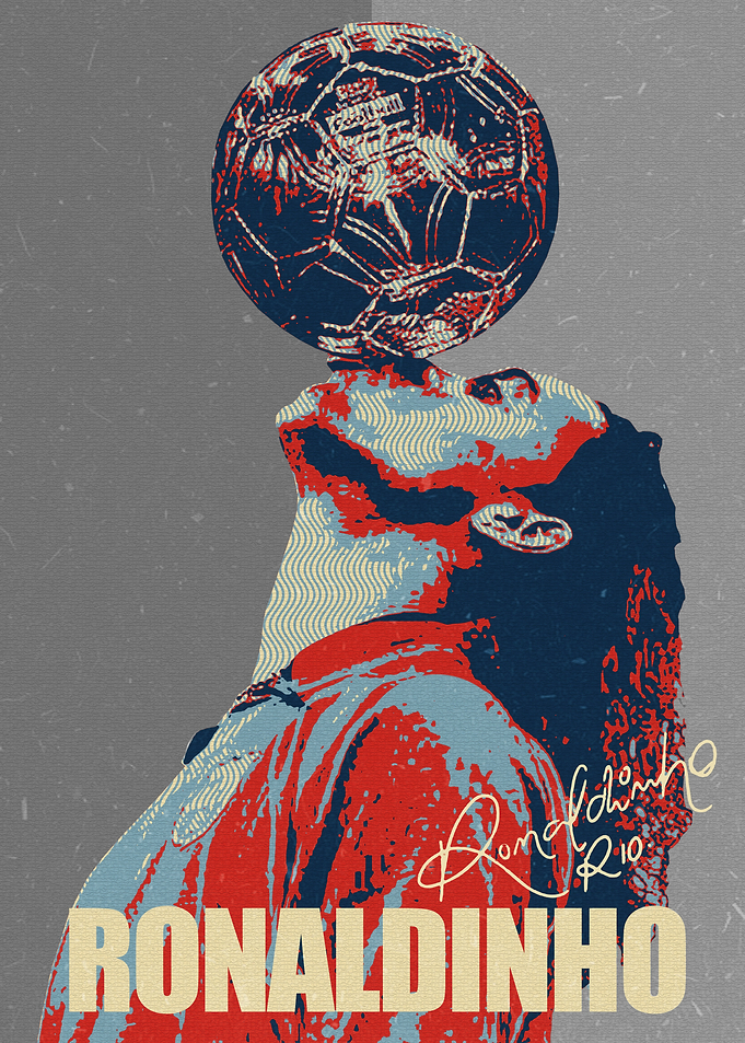 Ronaldinho Football Art