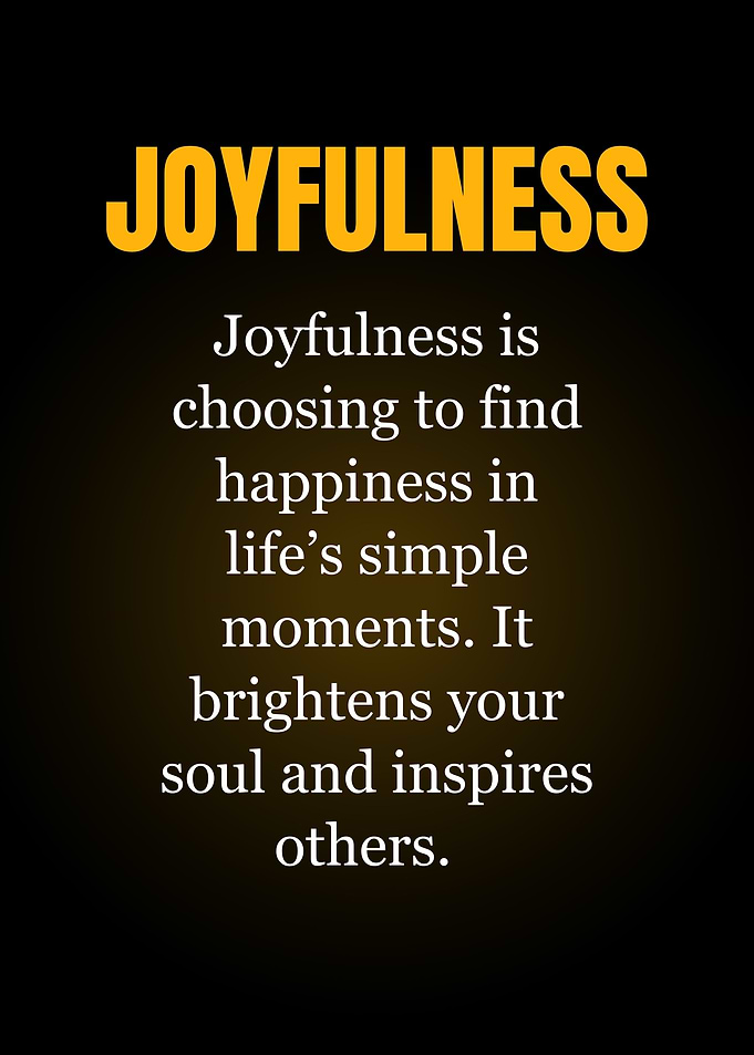 Joyfulness Inspirational Quote