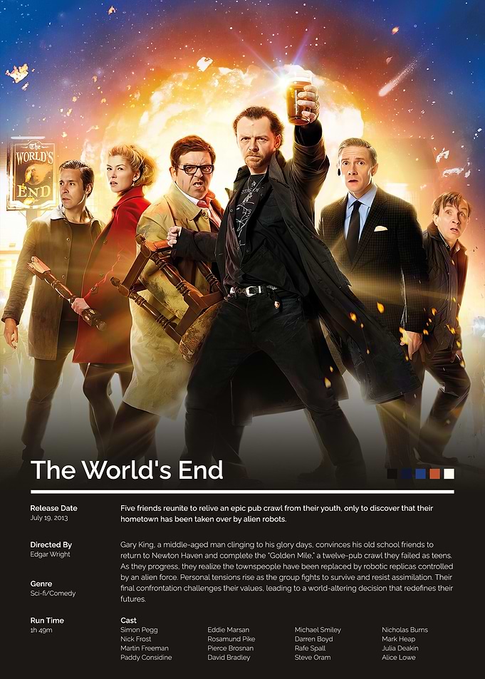The World's End Movie Poster