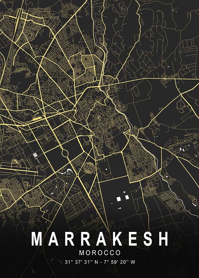Marrakesh Silver City Map