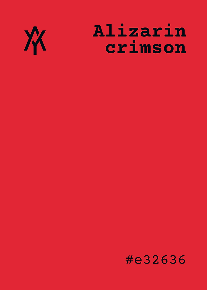 Alizarin Crimson Color Swatch