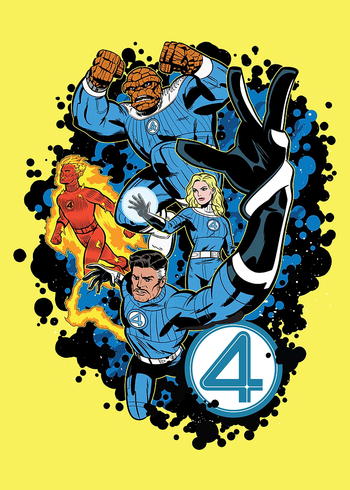 The Fantastic Four First Steps Space Comic