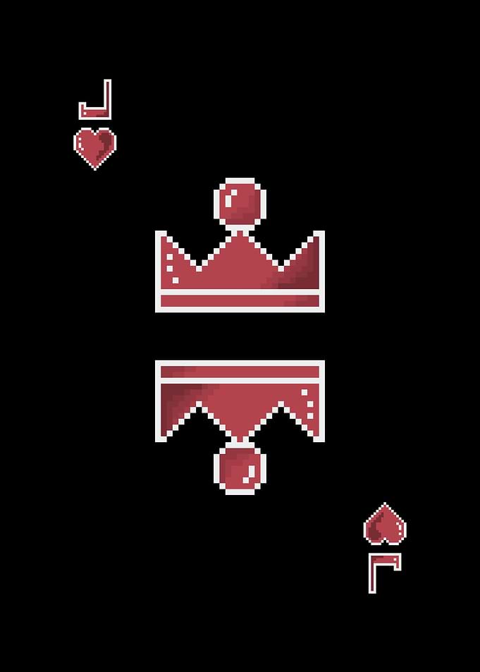Pixel Art Jack of Hearts