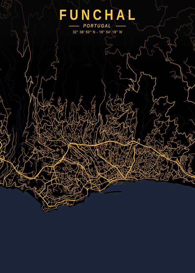 Funchal Golden City Map