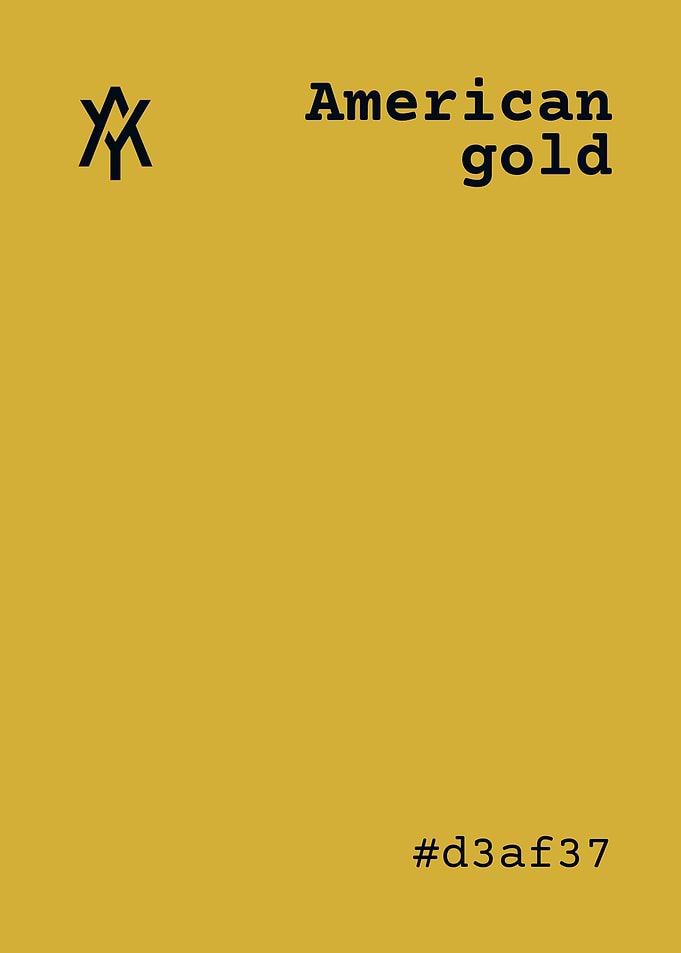 American Gold Color Palette