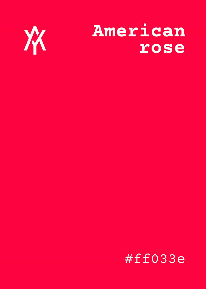 American Rose Color Palette