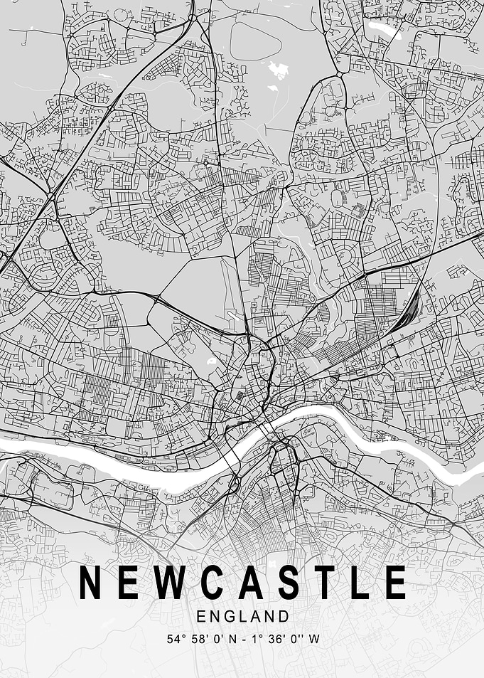 Newcastle Light Map