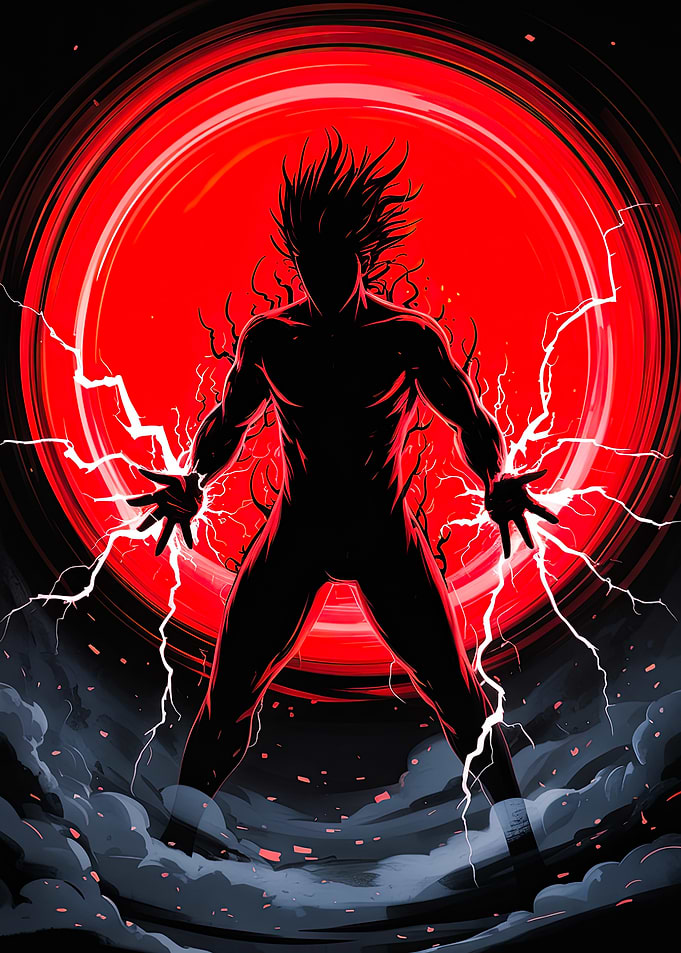 Volt Nexus – Crimson Halo of Electric Fury