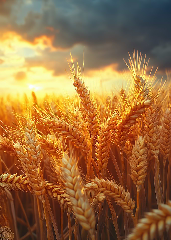 Golden Wheat Field at Sunset