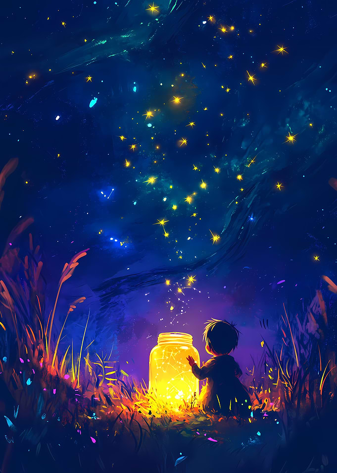 Child with Jar of Stars
